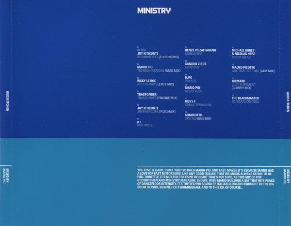 Mario Piu  –  Godskitchen: The New Wave Of Tough Italian House