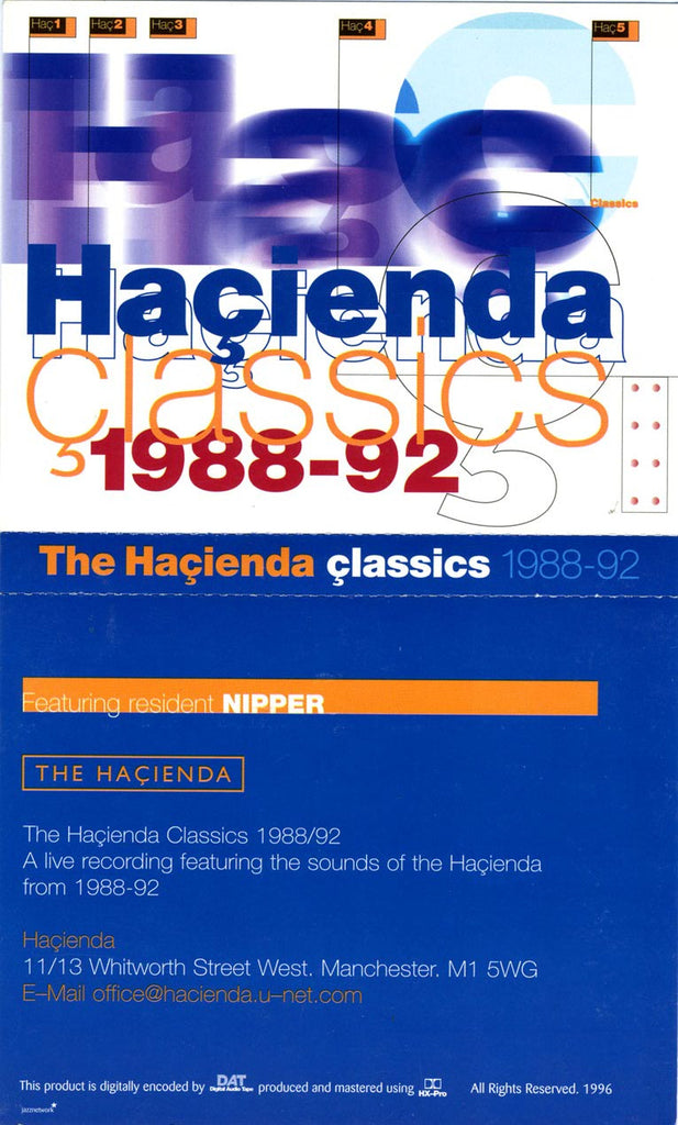 Boxed: Hacienda Classics Part1 - DJ Nipper [Download]