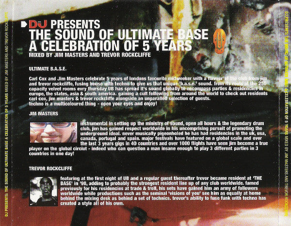 Jim Masters And  Trevor Rockcliffe  ‎–  DJ Presents: The Sound Of Ultimate BASE - A Celebration Of 5 Years