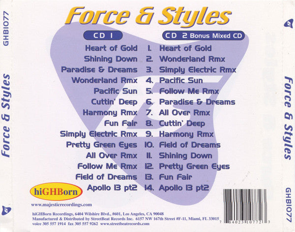 Force & Styles  ‎–  Heart Of Gold Mixed [Download]