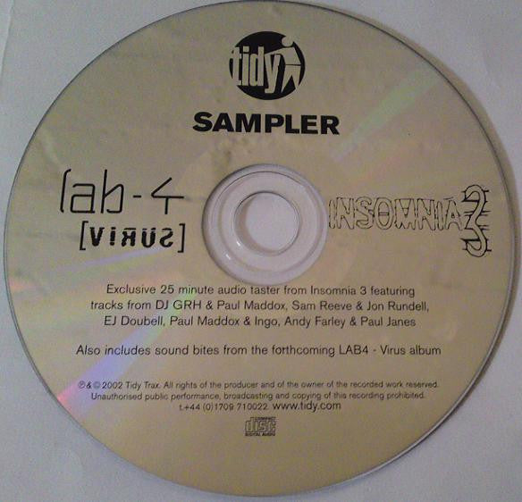 Various /  Lab4  ‎–  Tidy Sampler (Autographed)