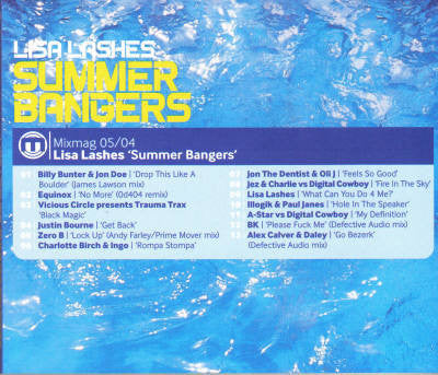 Lisa Lashes  ‎–  Summer Bangers