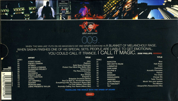Various - Sasha (San Francisco, 1998) Limited Edition Global Underground
