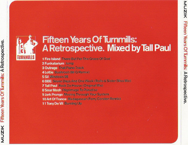 Tall Paul  ‎–  Fifteen Years Of Turnmills: A Retrospective