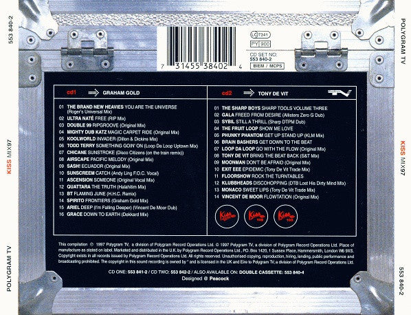 Kiss Mix 97 - Mixed by Graham Gold & Tony De Vit