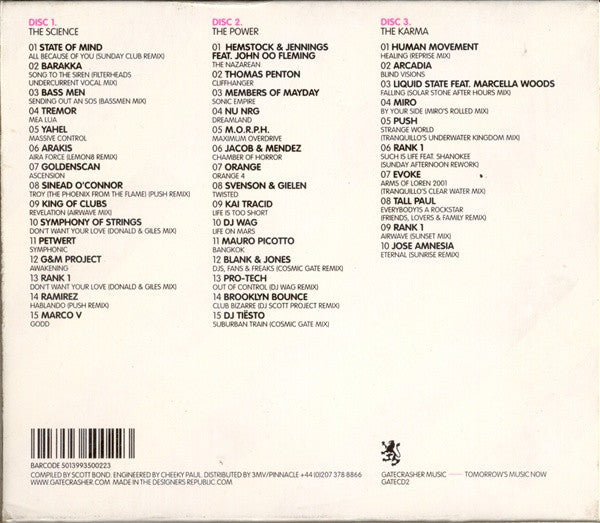 Various Artists - Gatecrasher Experience [#1] (2002) Mixed By Scott Bond