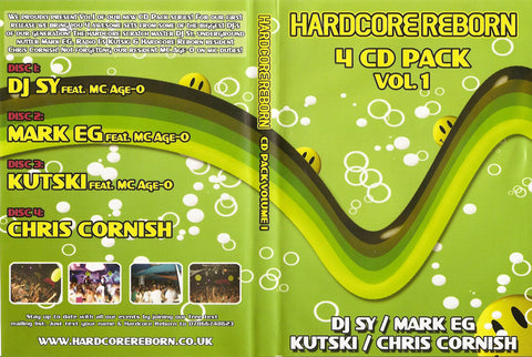 Hardcore Reborn - 4 CD Pack Vol.1 / DJ SY / Kutski / Mark EG / Chris Cornish