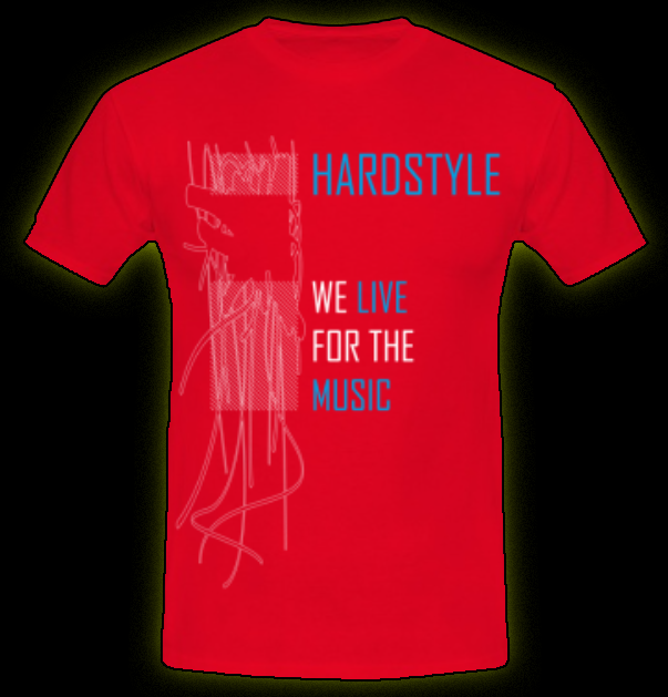 Live For Hardstyle - Men's T-Shirt
